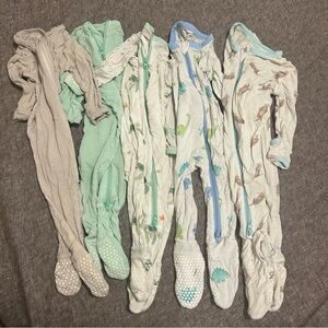 Bamboo Little Baby Footed Pajamas